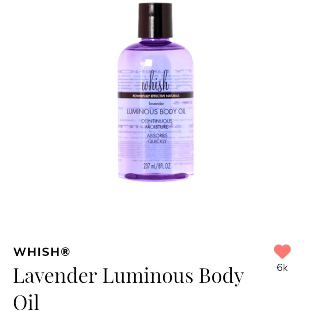 Whish Luminous Body Oil - Lavender